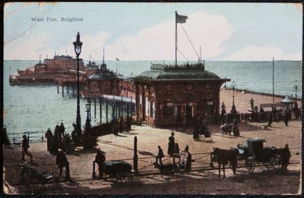 Brighton West Pier Boots Chemist 1906 Postcard