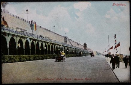 Brighton Madeira Road Vintage Postcard