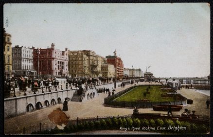 Brighton King's Road Vintage Hartmann Postcard