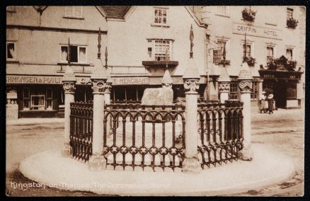 Kingston-On-Thames Coronation Stone Postcard