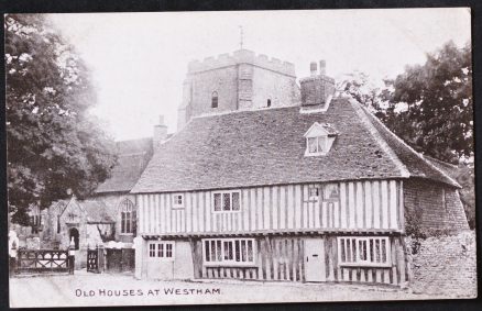 Westham Pevensey Old Houses Postcard