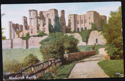 Kenilworth Castle Vintage Shurey's Postcard