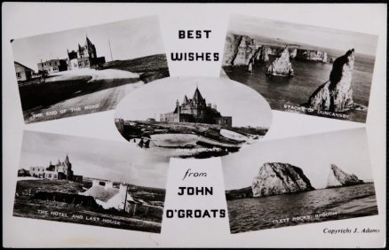 John O'Groats Real Photo Vintage Postcard