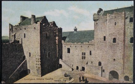 Doune Castle Vintage Postcard