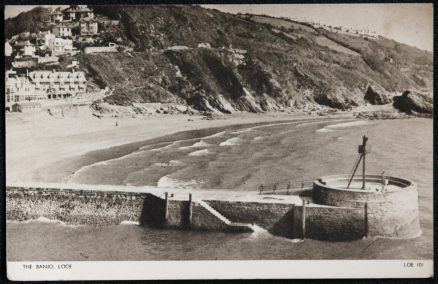 Looe Cornwall The Banjo 1956 Postcard