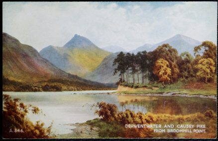 Derwentwater Artist E.H. Thompson Postcard