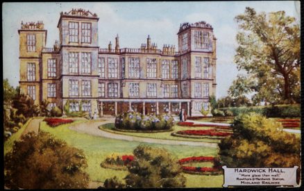 Hardwick Hall Midland Railway 1908 Postcard