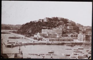 Torquay Vane Hill Vintage 1919 Postcard