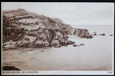 Lee Ilfracombe Beaches Vintage Postcard