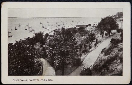 Westcliff-On-Sea Cliff Walk Postcard