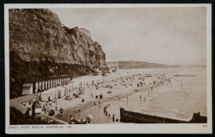 Shanklin Small Hope Beach Postcard