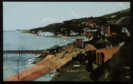 Ventnor Pier Vintage Postcard