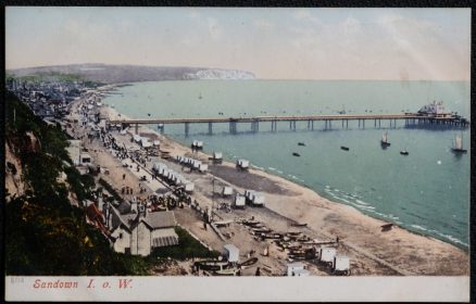 Sandown Isle Of Wight Pier Postcard