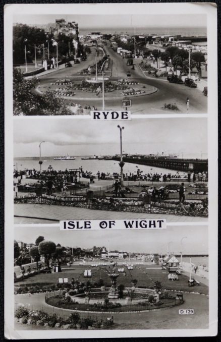 Ryde Real Photo  1961 Postcard