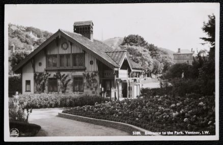 Ventnor Entrance To Park Postcard