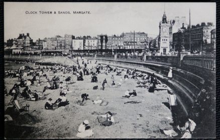 Margate Clock Tower YMCA c. 1913 Postcard