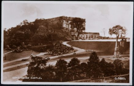 Nottingham Castle Real Photo Postcard