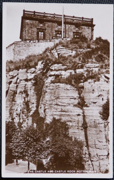 Nottingham Castle Real Photo Postcard