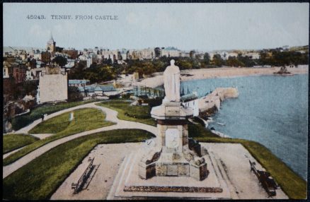 Tenby Local Publisher Vintage Postcard