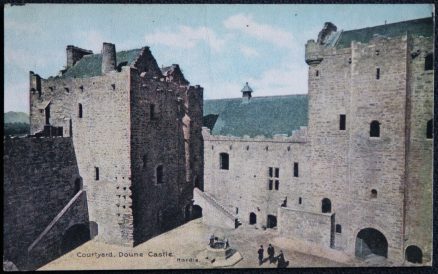 Doune Castle Courtyard 1911 Postcard