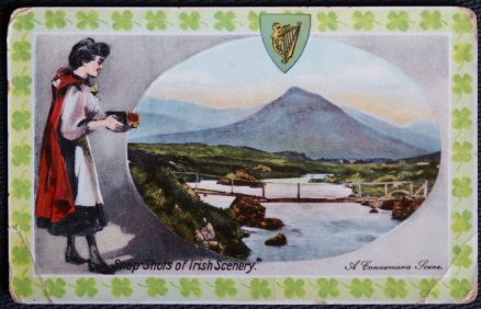 Connemara Irish Scenery Vintage Postcard