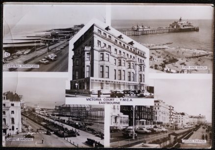 Eastbourne Pier YMCA Real Photo Postcard