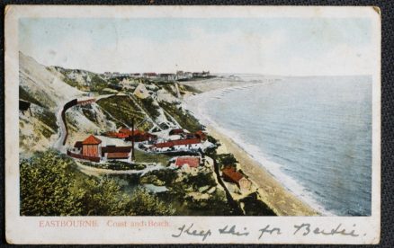 Eastbourne Coastline c.1909 Postcard