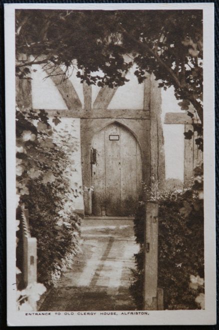 Alfriston Old Clergy Local Publisher Postcard