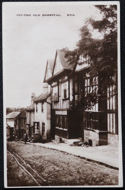 Rye Old Hospital Publisher Taylor Postcard