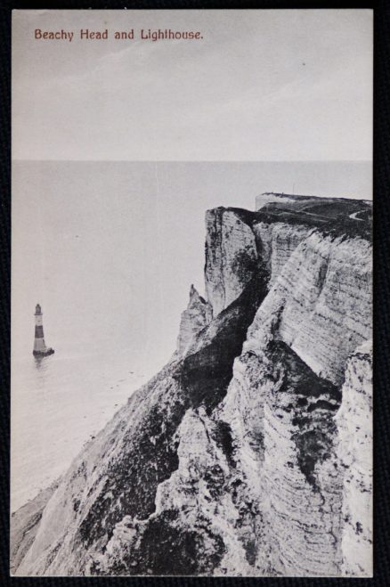 Lighthouse Beachy Head Vintage Postcard