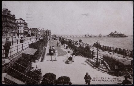 Eastbourne Pier 1919 Postcard