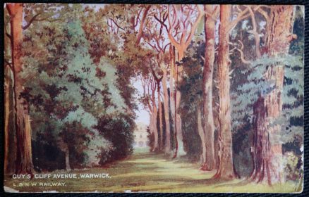 Warwick Guy's Cliffe LNWR Railway 1909 Postcard