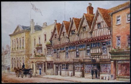 Stratford-on-Avon Artist Quatremain Postcard