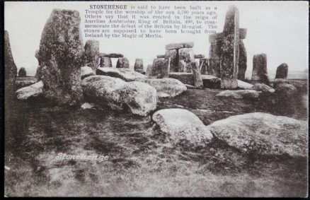 Stonehenge Local Publisher Wilkinson Postcard