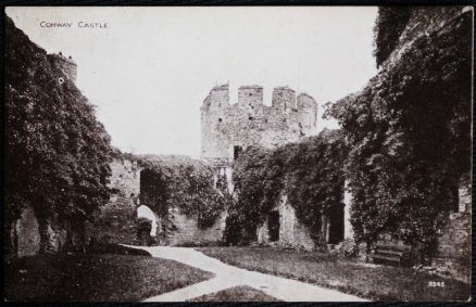 Conway Castle Vintage Sepiatone Postcard