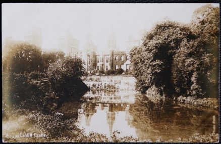 Cardiff Castle Real Photo Aristophot Postcard