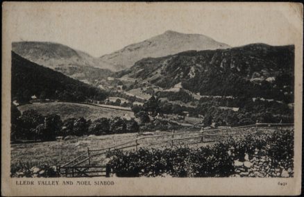 Lledr Valley Moel Siabod 1907 Postcard