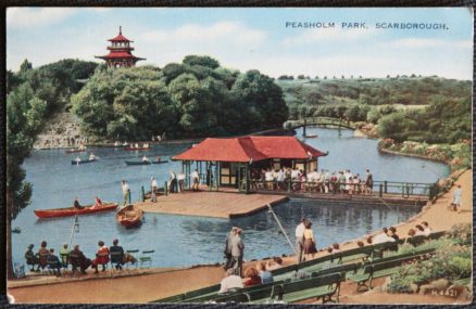 Peasholm Park Scarborough 1958 Postcard