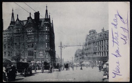 Sheffield High Street Vintage Postcard