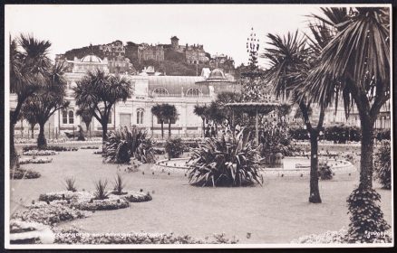 Torquay Princess Gardens Vintage Postcard