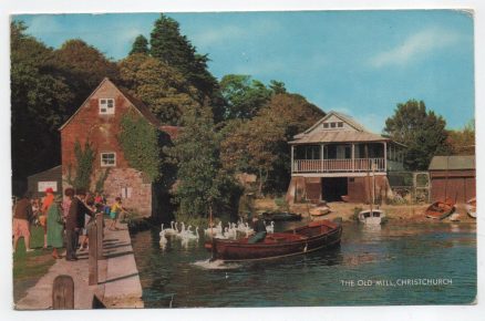 Christchurch Old Mill Postcard