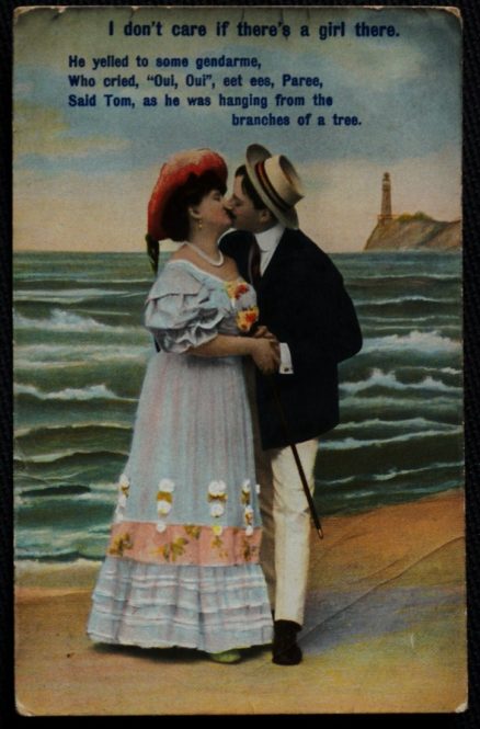 Humour I Don't Care 1909 Postcard