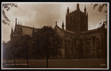 Hereford Cathedral 1914 Postcard