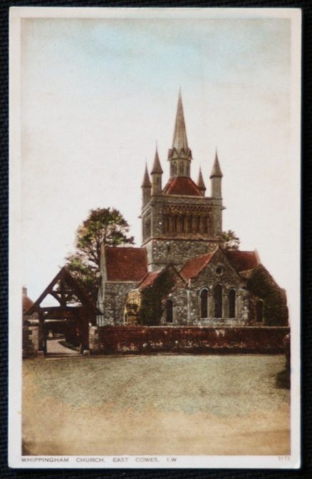 Whippingham Church Cowes IOW Postcard