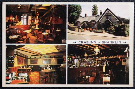 Shanklin IOW Crab Inn Hotel 1976 Postcard