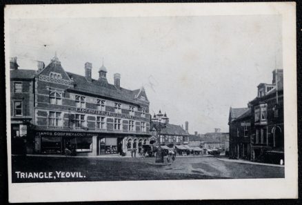 Yeovil Triangle Somerset c. 1920's Postcard