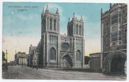 Bristol Cathedral Vintage 1906 Postcard