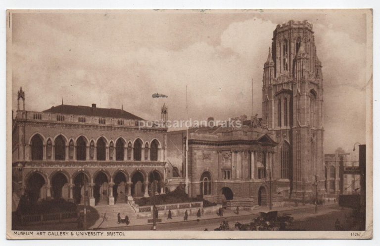 Bristol University & Art Gallery 1948 Postcard