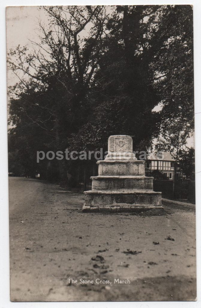 March Stone Cross Local Publisher Postcard