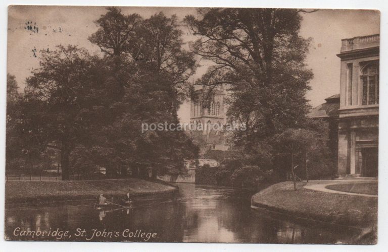 Cambridge St. John's College Frith's Postcard